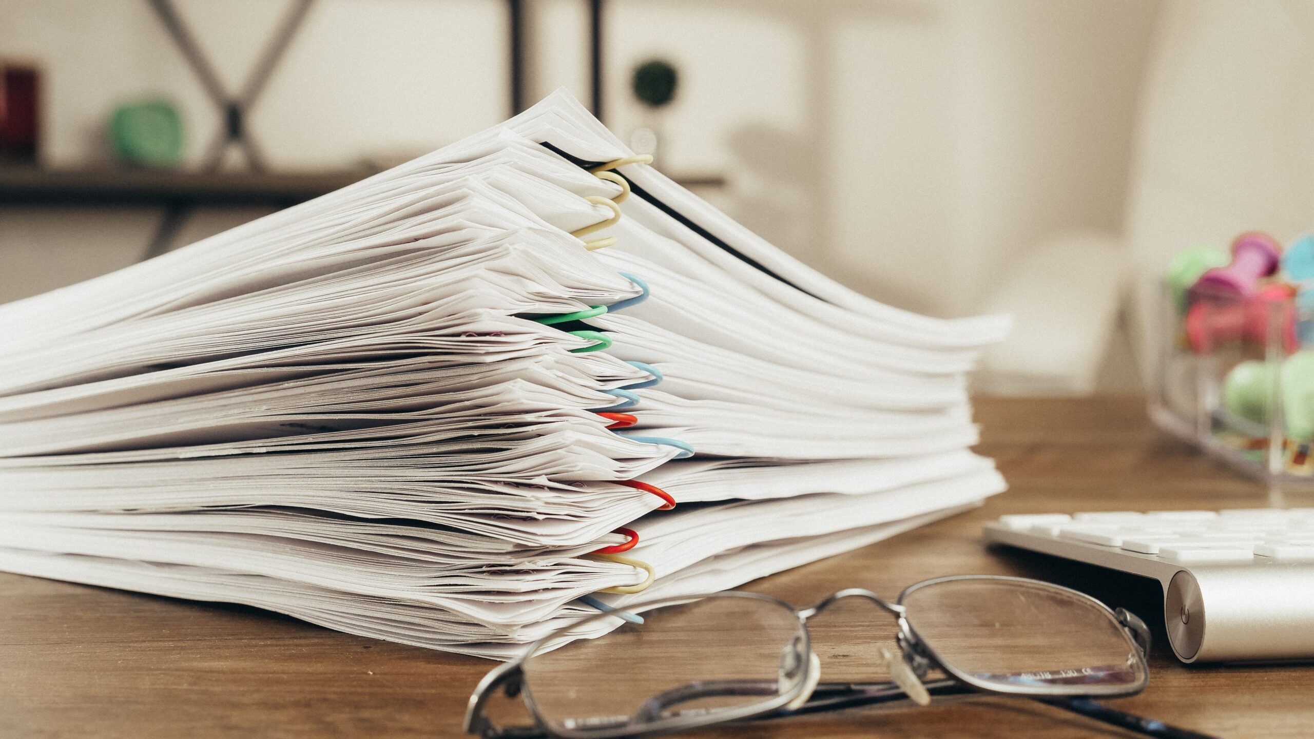 Startup shareholders agreement as a stack of documents